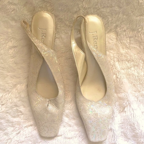 NEW J.Renee sling back pump in pearlized. No box size 8 1/2. - Picture 1 of 5